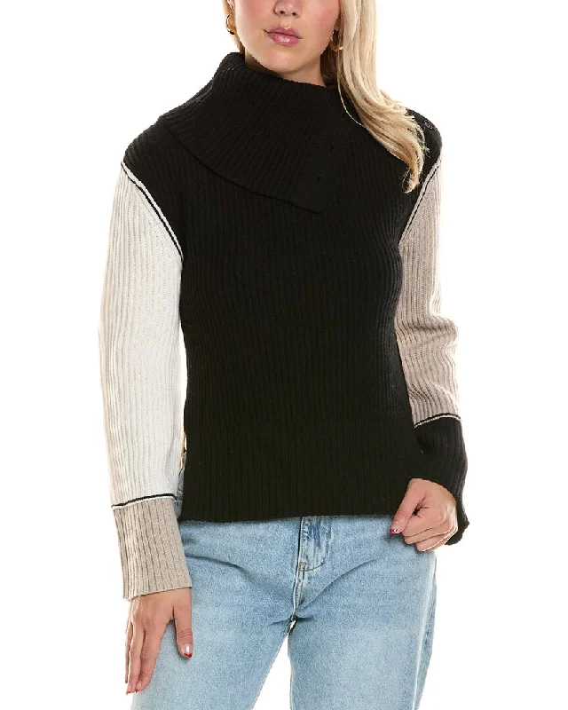 Comfy Chic SIMKHAI Flores Wool & Cashmere-Blend Sweater