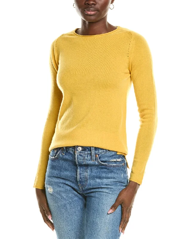 Fresh Comfort sofiacashmere Relaxed Crewneck Cashmere Sweater