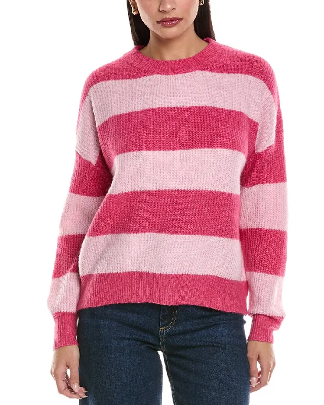 Elegant Wear ANNA KAY Fluffy Cashmere-Blend Sweater