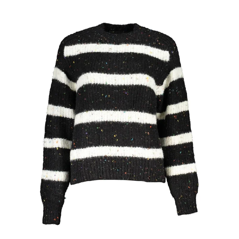Celebrity Style Desigual Chic Turtleneck Sweater with Contrast Women's Details