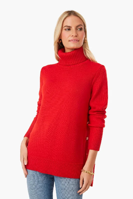 Fashion Innovation Poppy Red Sophia Sweater