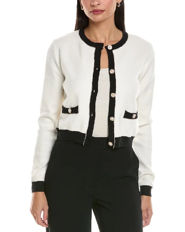 Street Charm ANNA KAY Audrey Pearls Cashmere-Blend Cardigan