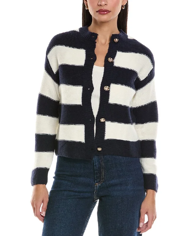 Luxury And Elegant ANNA KAY Sailor Cashmere-Blend Cardigan
