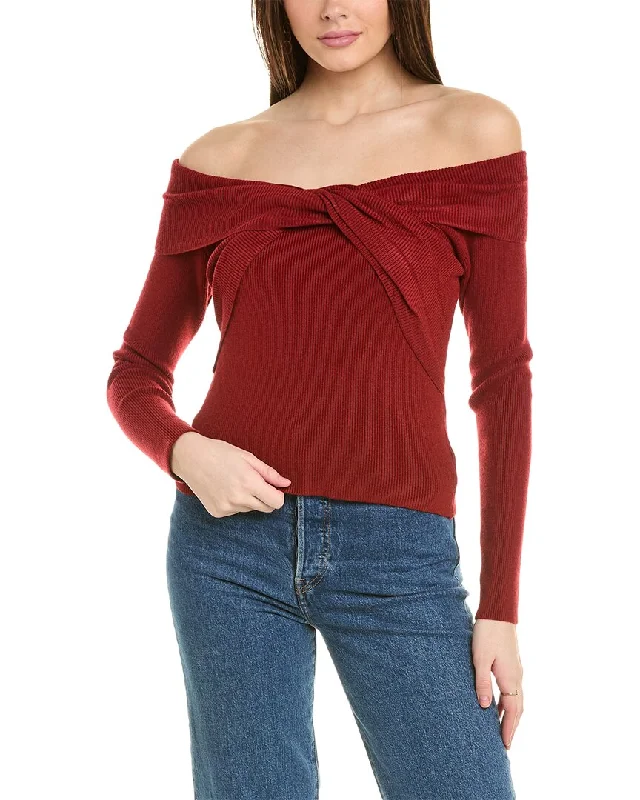 Soft Wearables REVERIEE Off-The-Shoulder Sweater