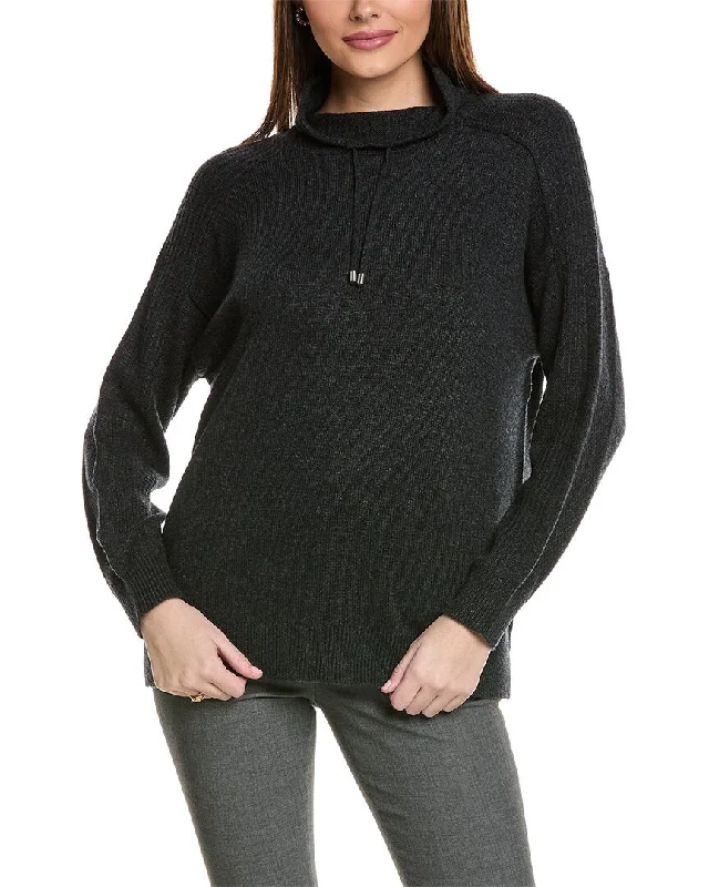 Effortless Looks Anne Klein Wool & Cashmere-Blend Sweater