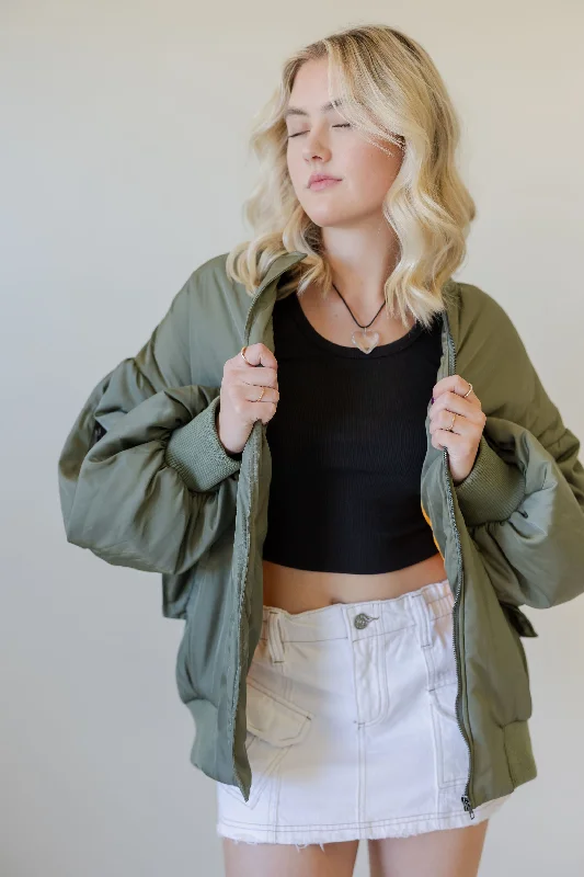 Dessert Matching Don't Leave Bomber Jacket