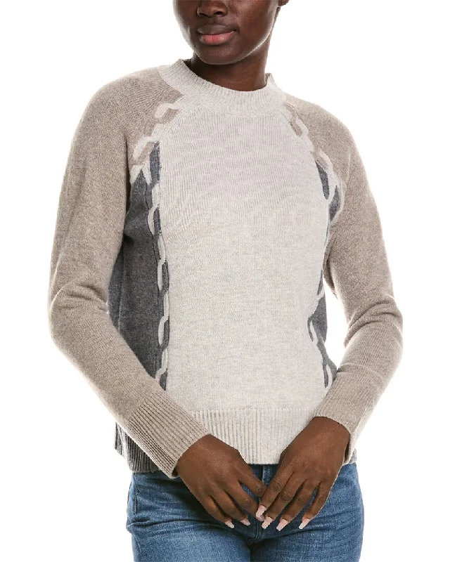 Exquisite Details Alashan Cashmere Trilogy Wool Sweater