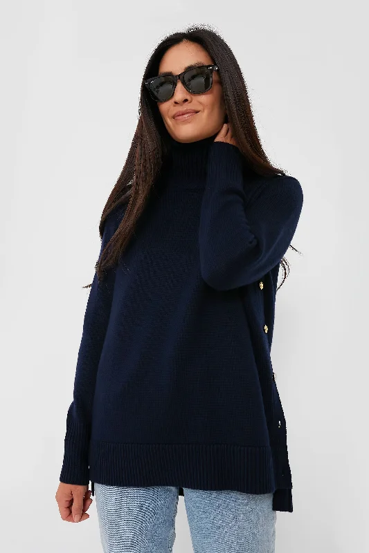 Minimalism Navy Sophia Sweater
