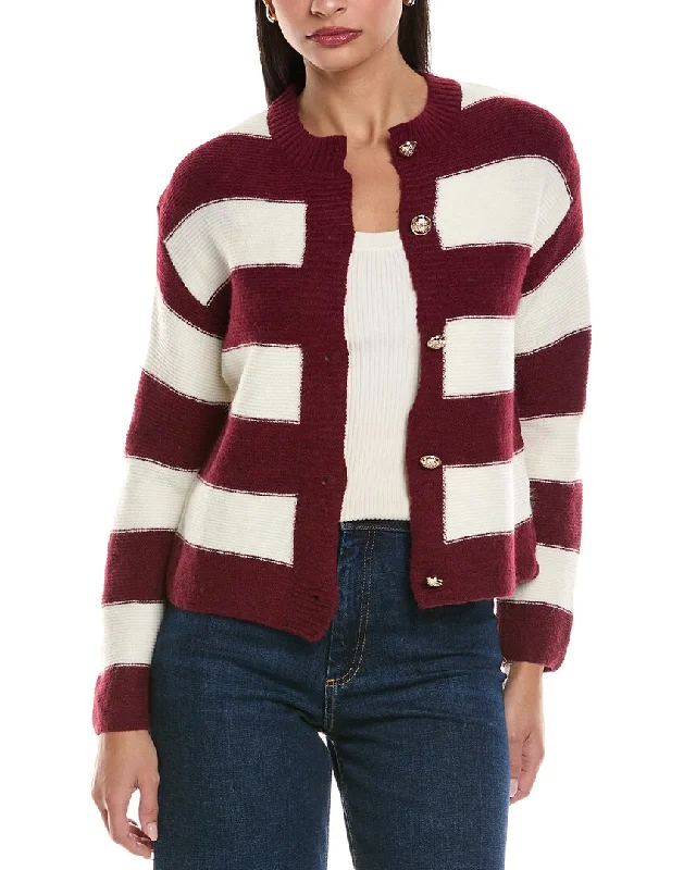 Cool Breeze At Night ANNA KAY Sailor Cashmere-Blend Cardigan