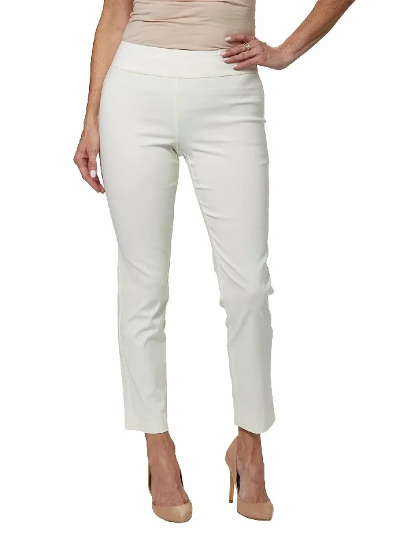 Relaxed Jackets Pull On Pant In Ivory