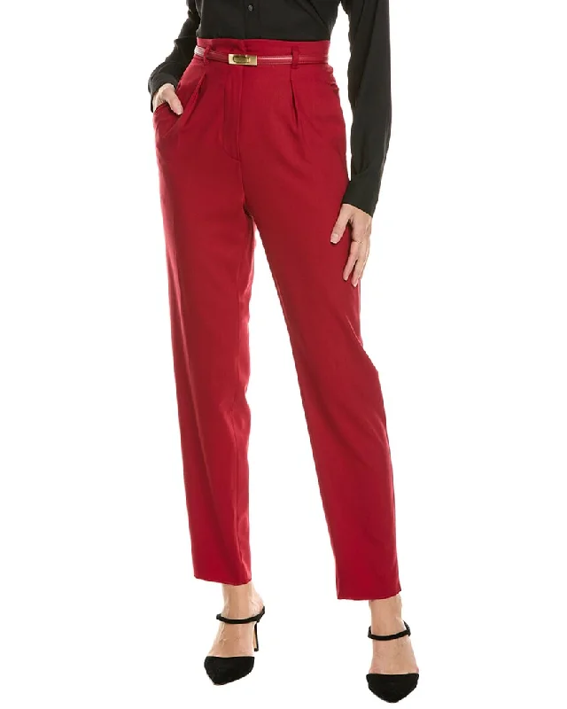 Personalized Series Max Mara Studio Briose Wool-Blend Trouser