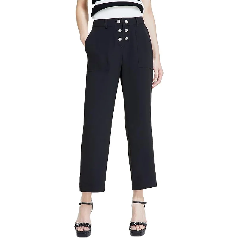 Fashion Selection Karl Lagerfeld Paris Womens Sailor Wide Leg Cropped Pants