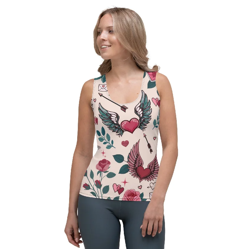 Cozy Fashion Cute Valentine Tank Top