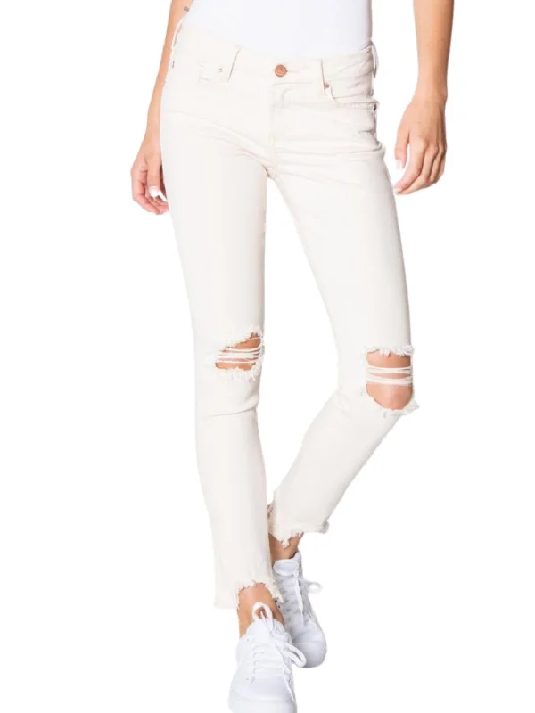 Cozy Fit Wear Mid Rise Joyrich Skinny Jeans In Wheat