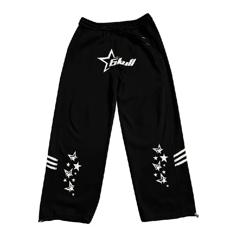 Simple Matching 6Kull Puff Print Galaxy Sweatpants