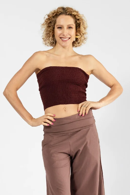 Trends Strapless Top - Wine