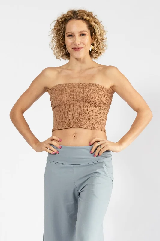 Smart Comfort Strapless Top - Sand