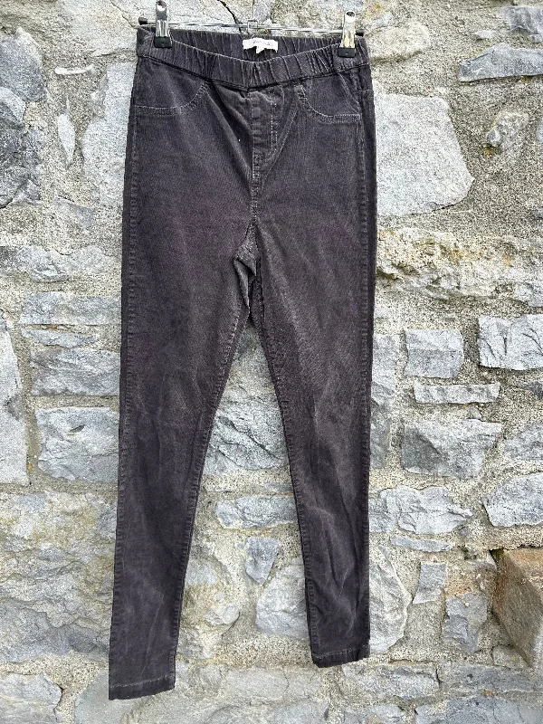 Playful Style Grey cord treggings uk 6-8
