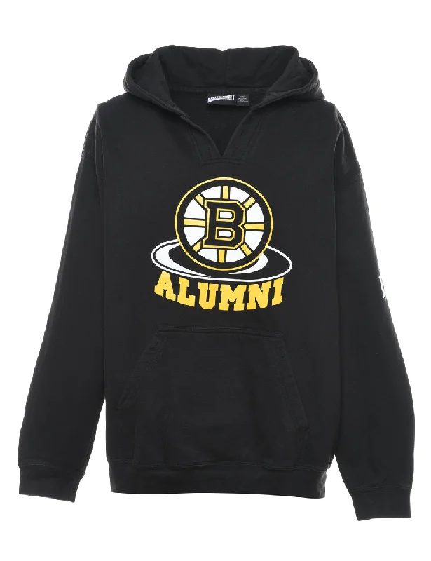 Comfortable Outfits Alumni Printed Hoodie - L