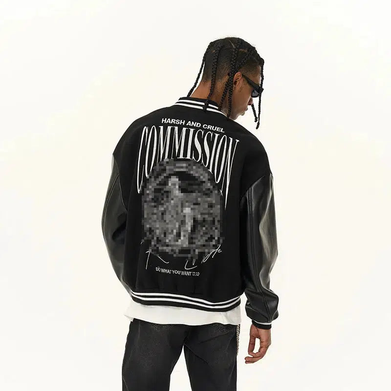 Free And Comfortable Hip Hop Embroidered Baseball Jacket