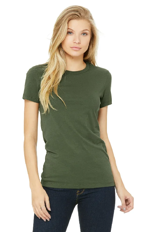 Fresh And Elegant Bella + Canvas Womens The Favorite Short Sleeve Crewneck T-Shirt - Military Green