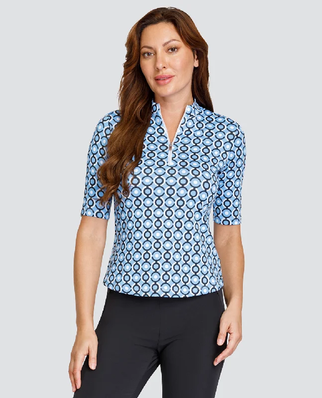 Effortless Dressing SIZE S - TAIL Fee 3/4 Sleeve Polo Rotunda