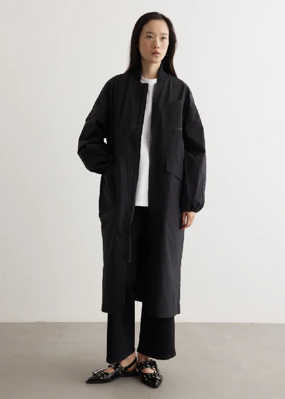 Sports Series Tech Seersucker Oversized Shell Coat