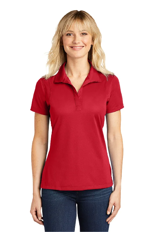 Modern Comfort Sport-Tek Womens Sport-Wick Moisture Wicking Short Sleeve Polo Shirt - True Red Modern Comfort Sport-Tek Womens Sport-Wick Moisture Wicking Short Sleeve Polo Shirt - True Red