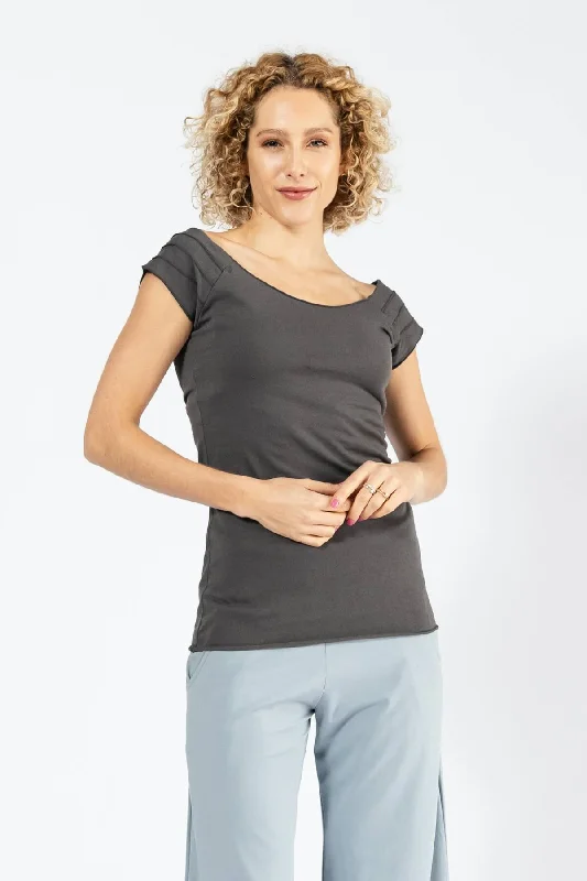 Classic Design Priya Top - Grey
