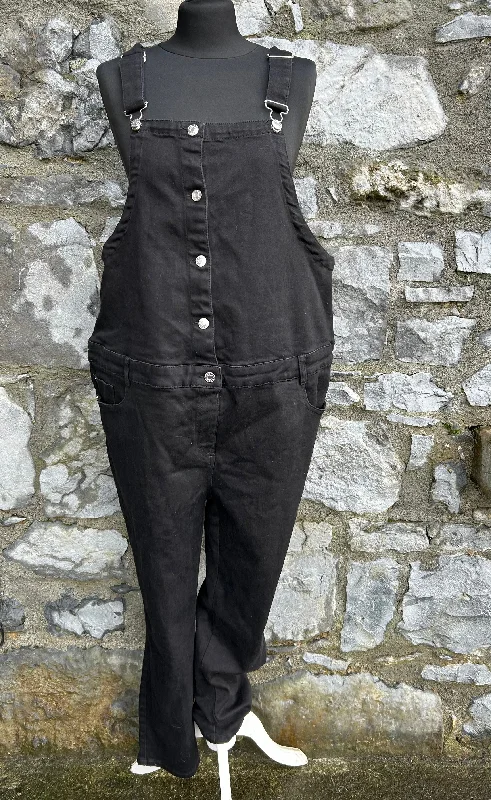 Cool Breeze At Night Black maternity dungarees uk 14