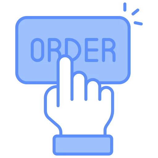 Explains how customers can place an order through our website.