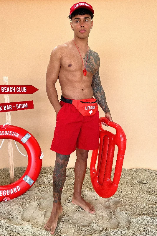 Soft Style 4 Piece Lifeguard Costume Kit