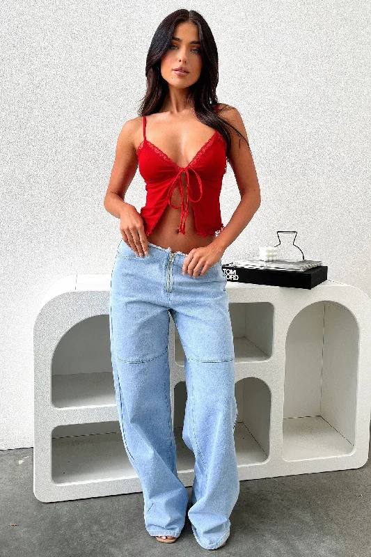 Loose Fit Elijah Jeans - Blue