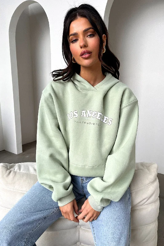 Urban Design Sense Los Angeles Hoodie - Sage