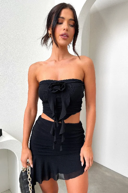 Trendy Comfort Wear Milania Skirt - Black
