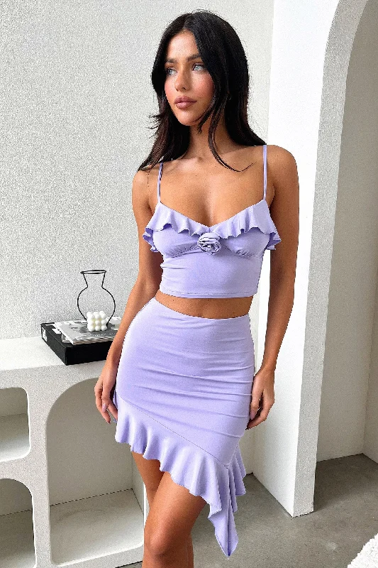 Multifunctional Style Ramina Skirt - Purple