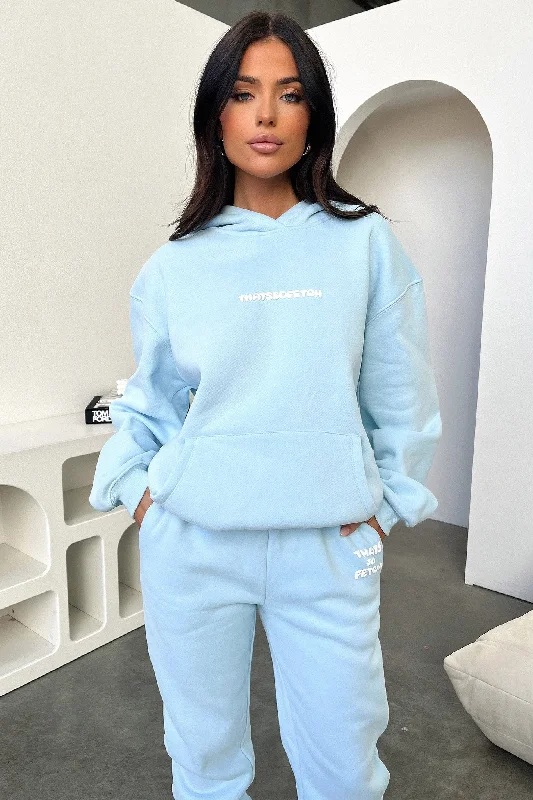 Cool Breeze At Night Series 3 Hoodie - Pale Blue