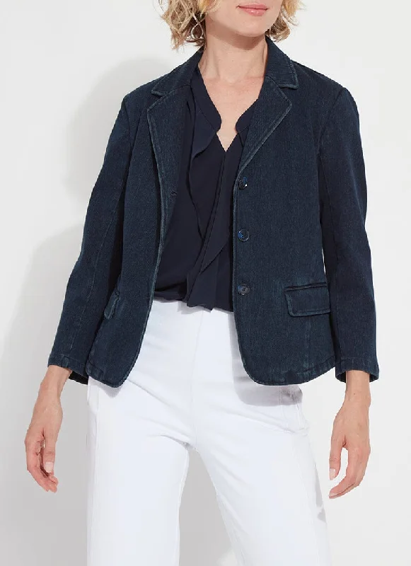 Urban Comfort Della Denim Cropped Blazer