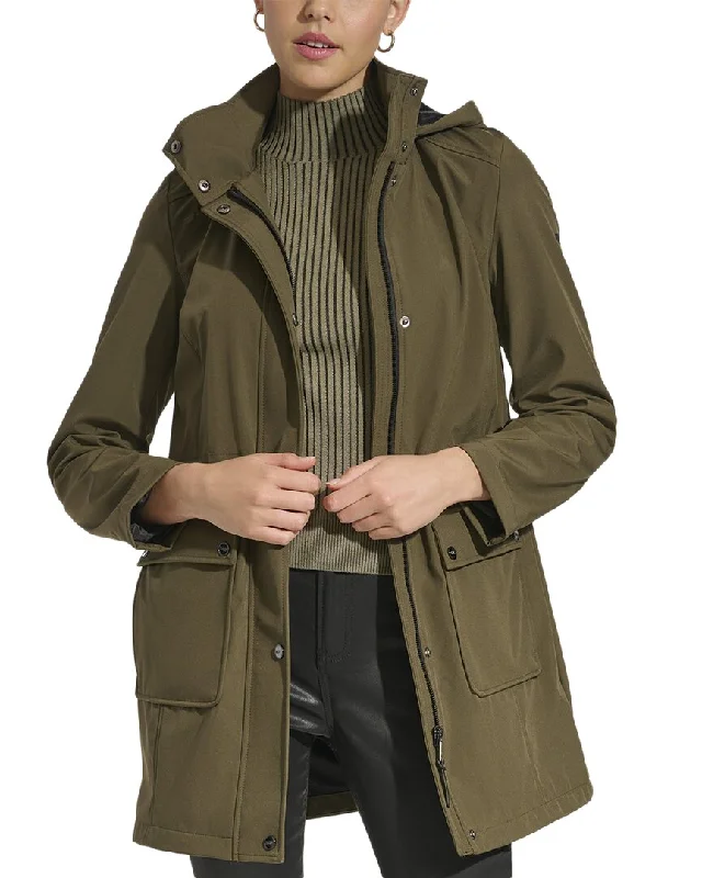 Soft Comfort DKNY Hooded Softshell Jacket