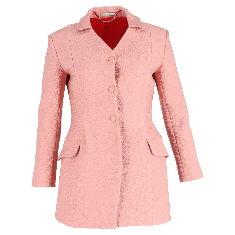 Preview New Products Emilia Wickstead Evening Jacket in Pink Polyester