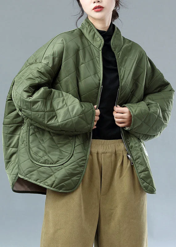 Easy Comfort Style French Army Green Zip Up Wear On Both Sides Fleece Wool Lined Jackets Winter Easy Comfort Style French Army Green Zip Up Wear On Both Sides Fleece Wool Lined Jackets Winter