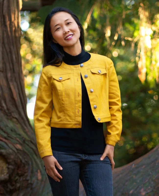 Sporty Elegance Itch to Stitch Poas Jacket