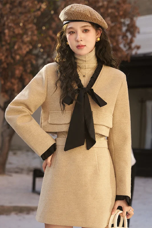 Soft Style Coat and Skirt Set Separately Sold