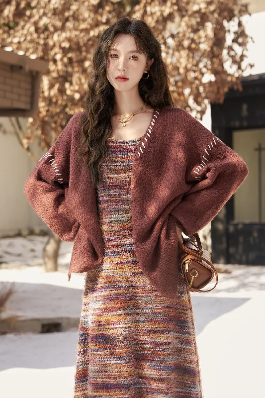 Casual Choice Spaghetti Strap Dress and Coat Set Separately Sold