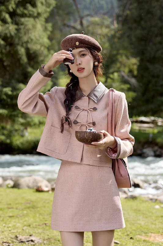 Soft Textures Coat and Skirt Set Separately Sold