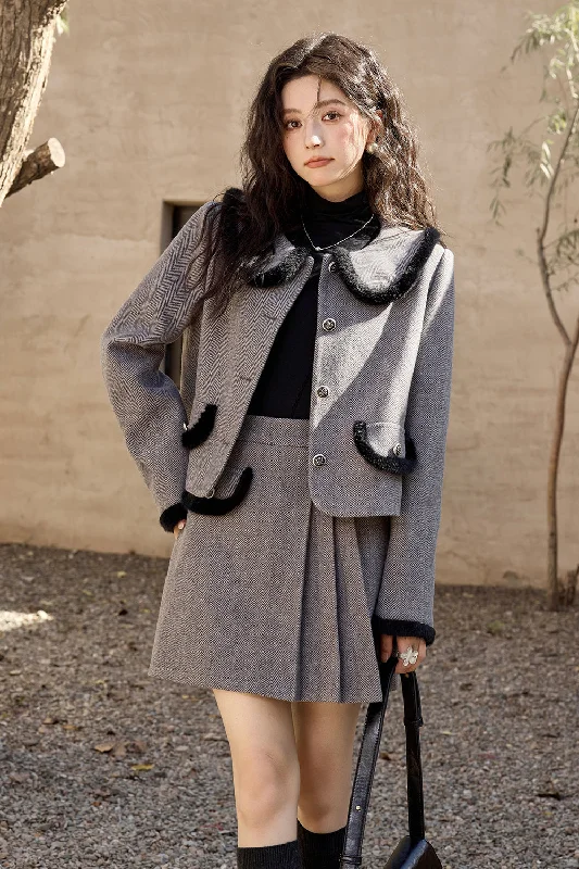 Trendy Traveler Coat and Skirt Set Separately Sold