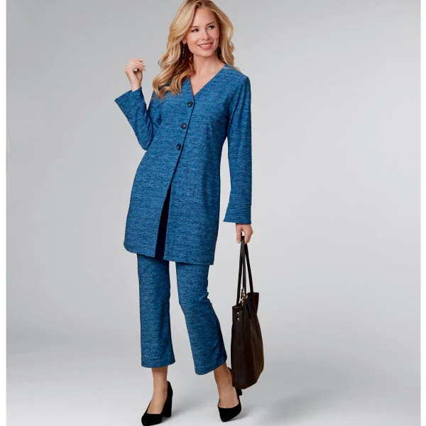 Relaxed Jackets New Look Cardigan Jacket and Trousers N6711