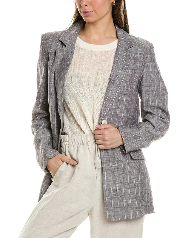 Layered Style OAT NEW YORK Linen Blazer
