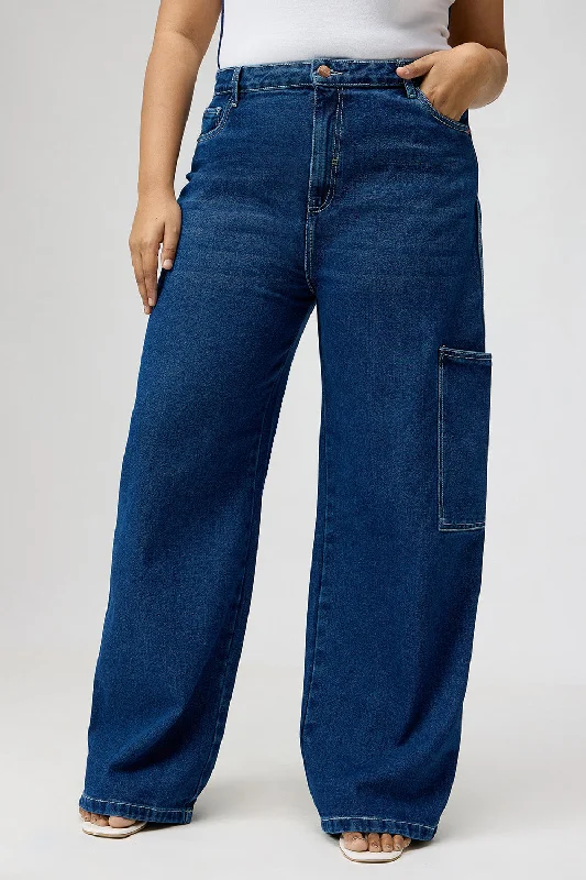 Casual Ease Curve Pintuck Straight Pocket Pants