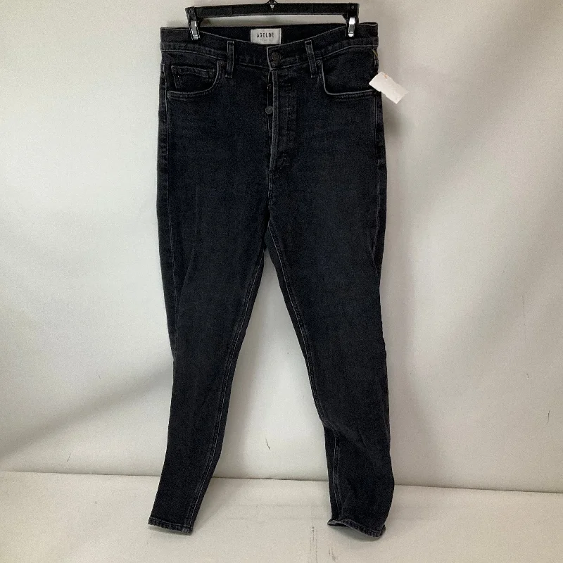 Fashionable Items Jeans Boyfriend By Agolde In Black Denim, Size: 6